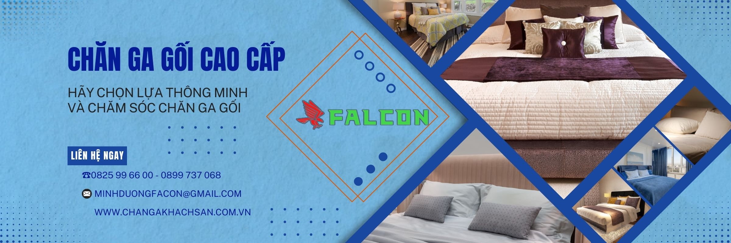 chăn ga gối cao cấp Falcon
