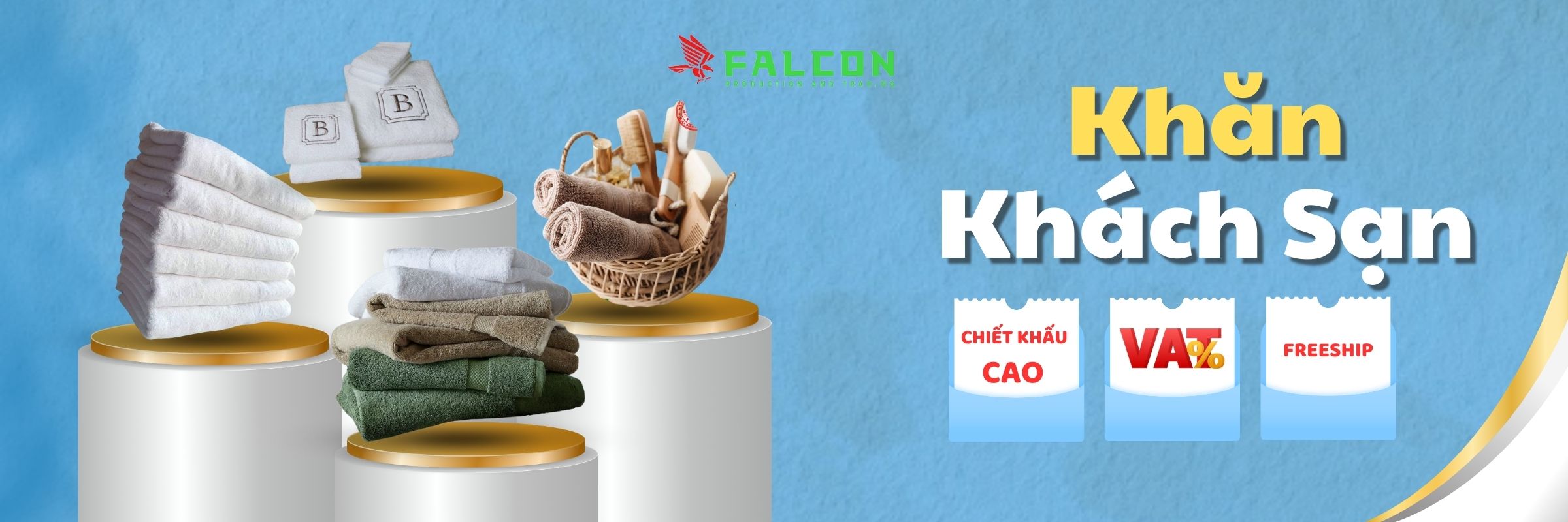 khăn khách sạn chiết khấu cao khi mua nhiều