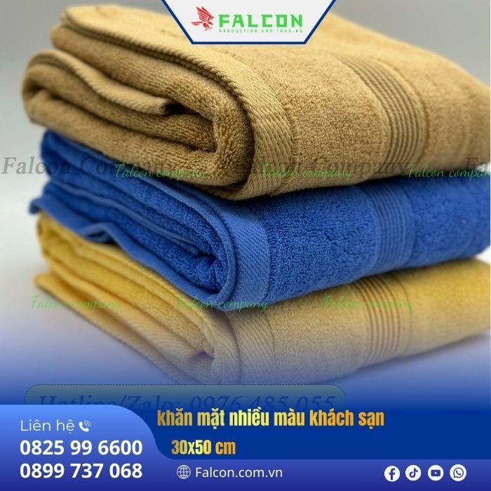 khan-tam-khach-san khăn mặt khách sạn nhiều màu kích thước theo yêu cầu