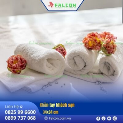 khăn tay khác sạn thơm mát êm ái với kích thước ưu việt