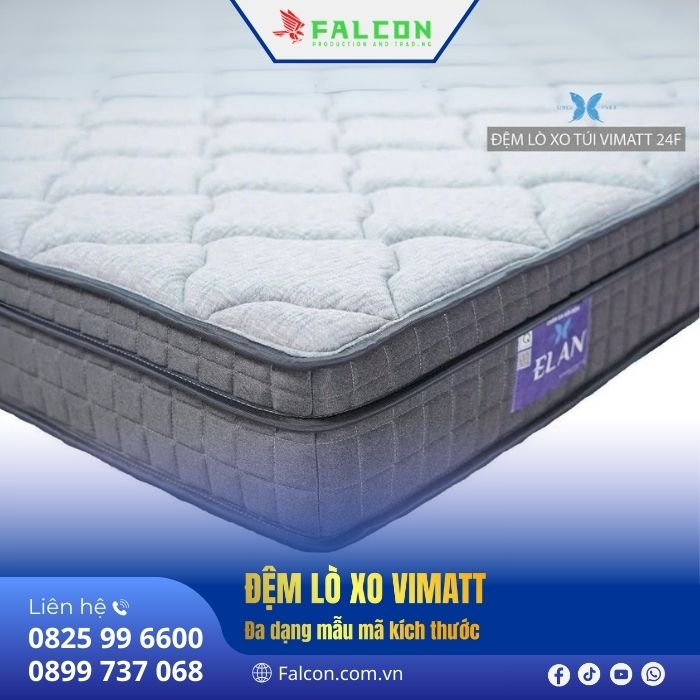 dem-lo-xo-tui-2-vien đệm lò xo khách sạn