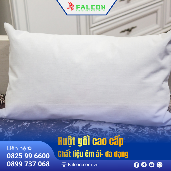 ruot-goi-khach-san ruột gối khách sạn