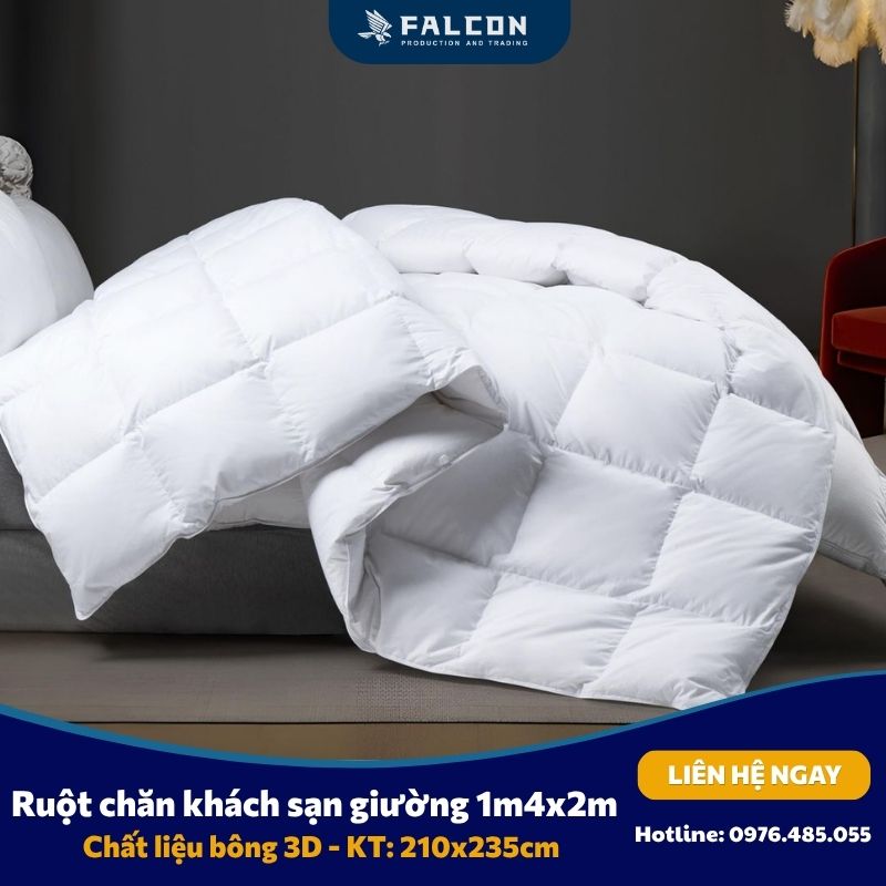 Cung cấp ruột chăn cao cấp chần bông 3D Hàn Quốc tiêu chuẩn khách sạn